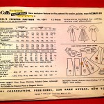 Backside of the pattern.