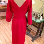 Back of the finished dress.