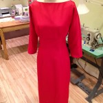 Front of the dress.