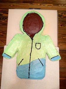 ski jacket cake