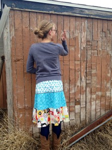 make a tiered skirt