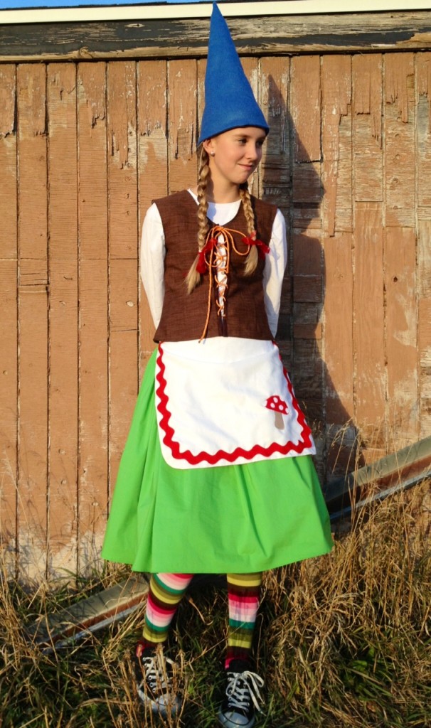 girl gnome costume
