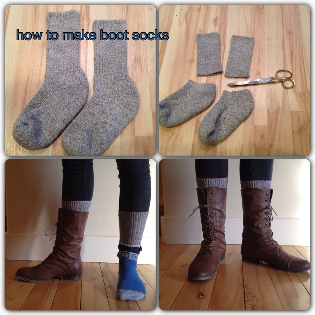 Tricky Tip- Making Faux Boot Socks - noelle o designs