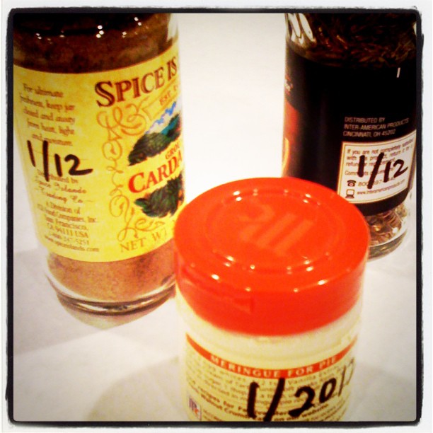 labeling spice jars
