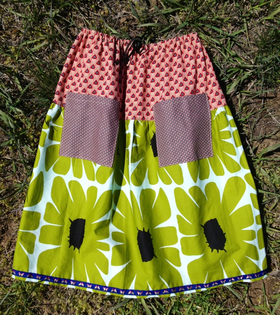 drawstring skirt
