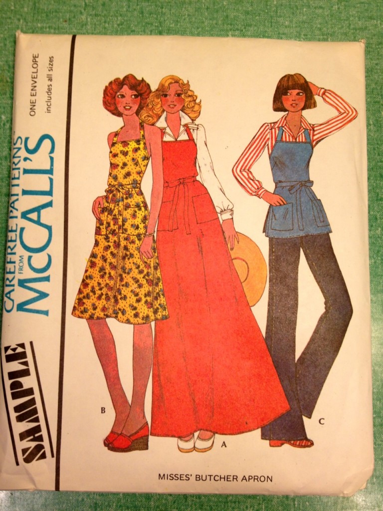 McCalls vintage apron pattern