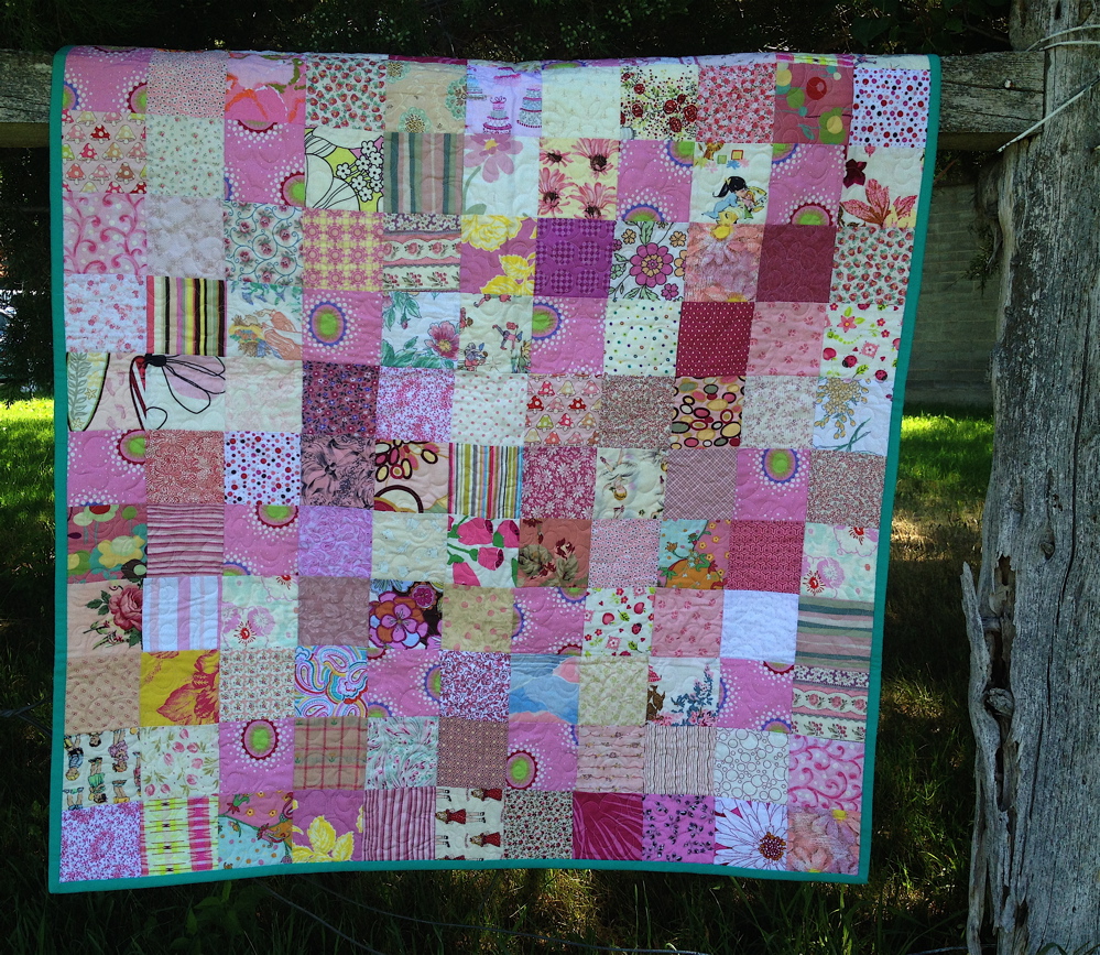 patchwork crib quilt