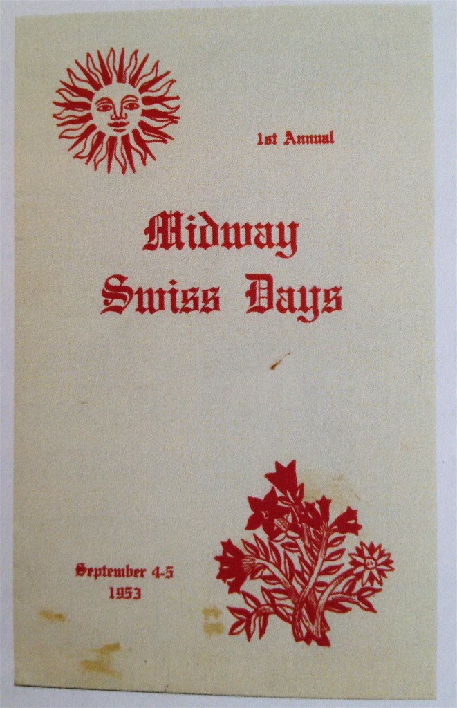 1st annual Midway Swiss Days 1953