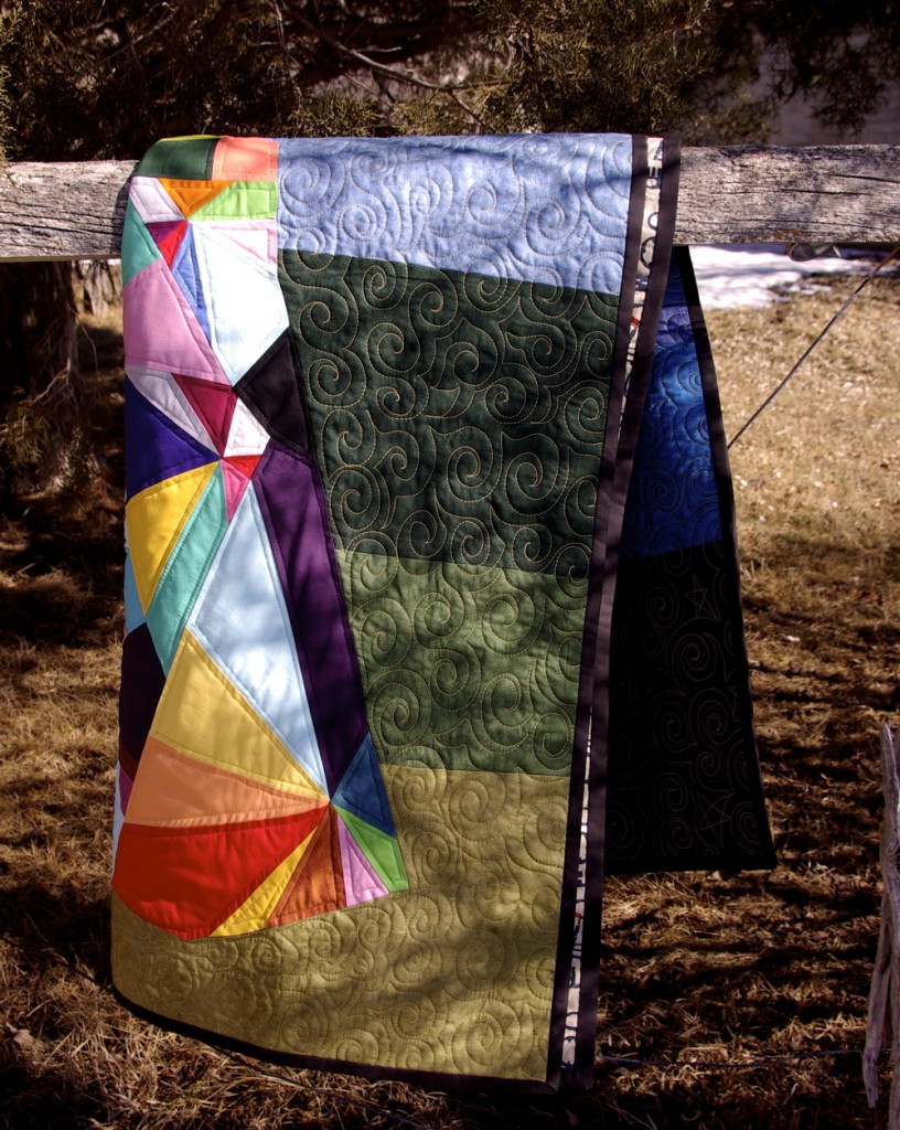 folded quilt
