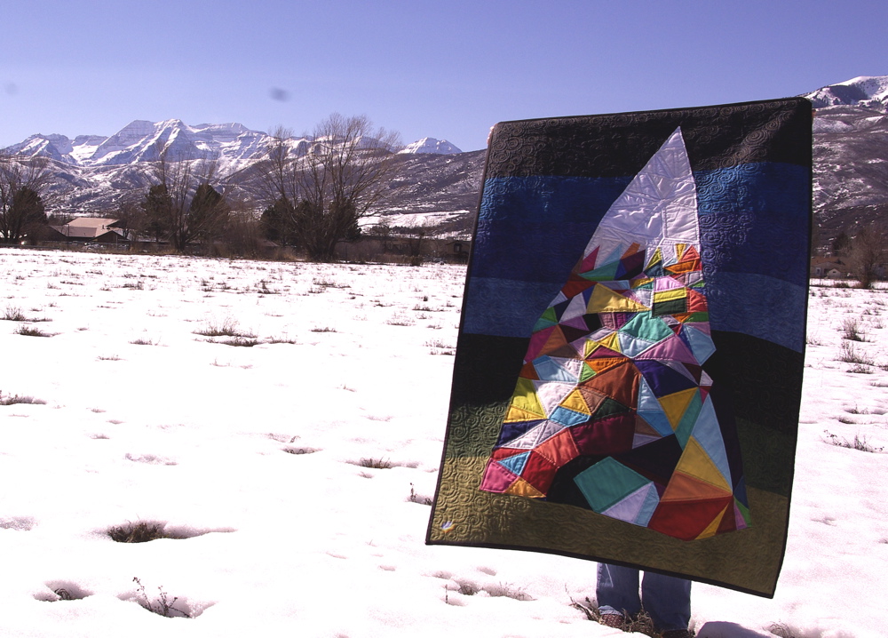 mountain quilt with timp