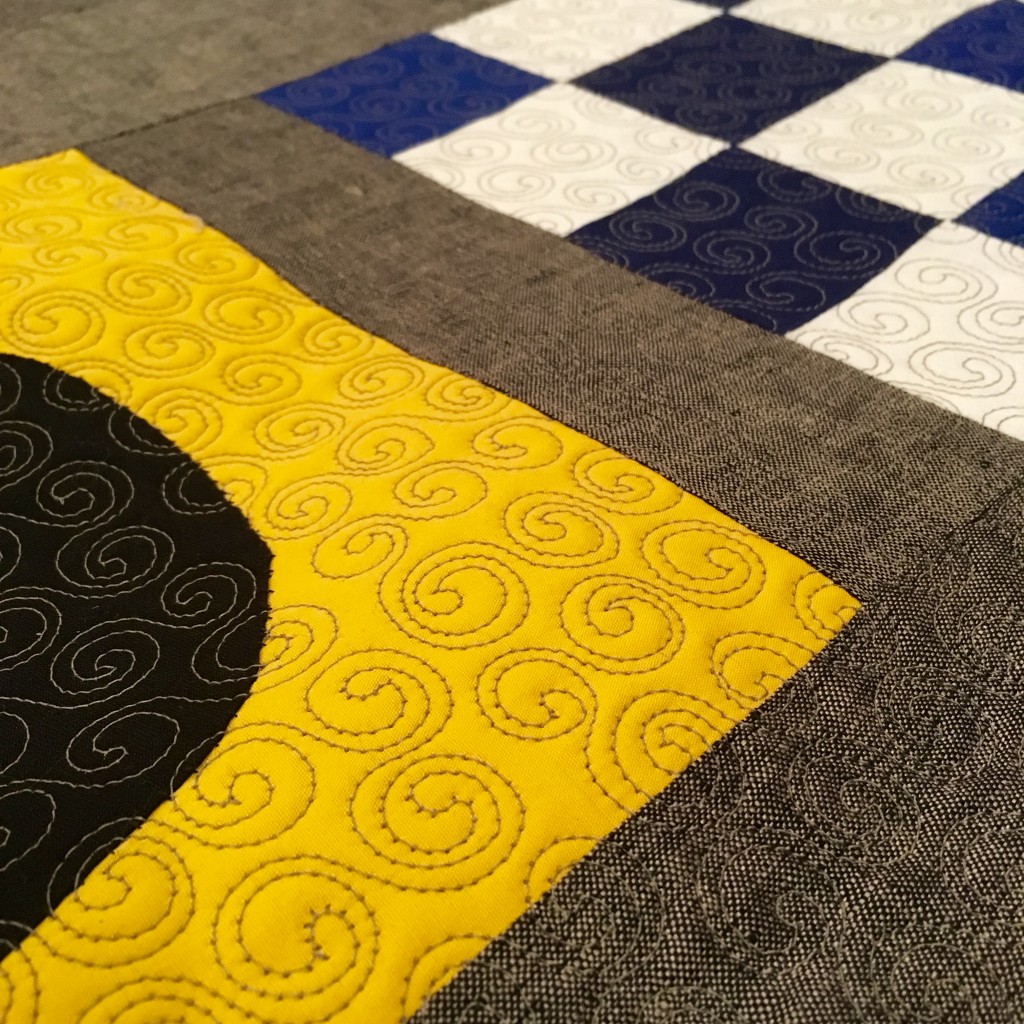 quilting detail, signal flags
