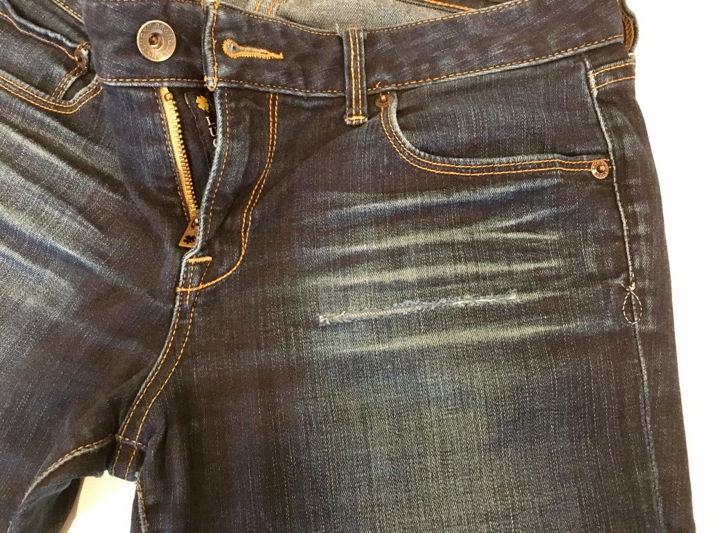 how to fix a hole in jeans