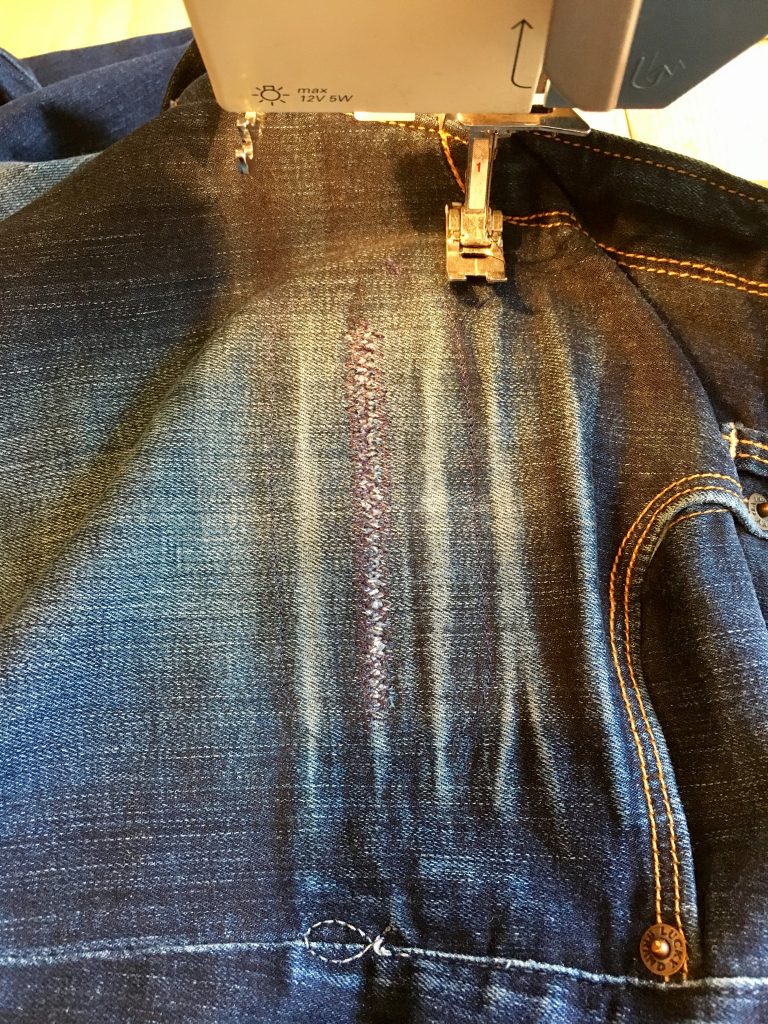 how to fix a hole in jeans 