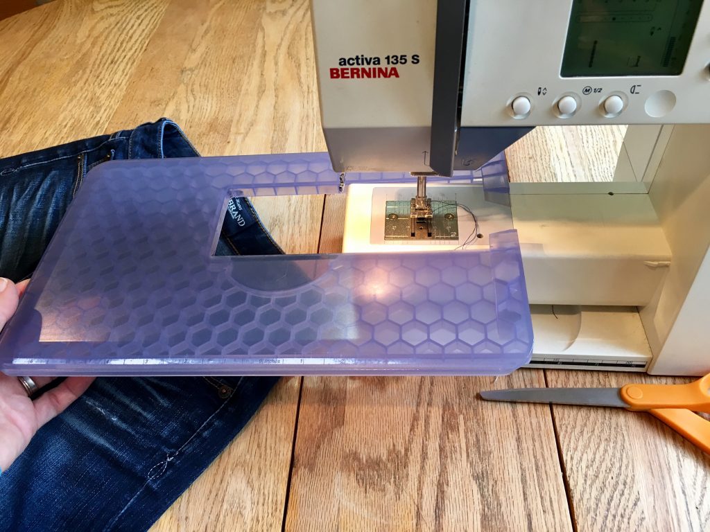 sewing machine platform