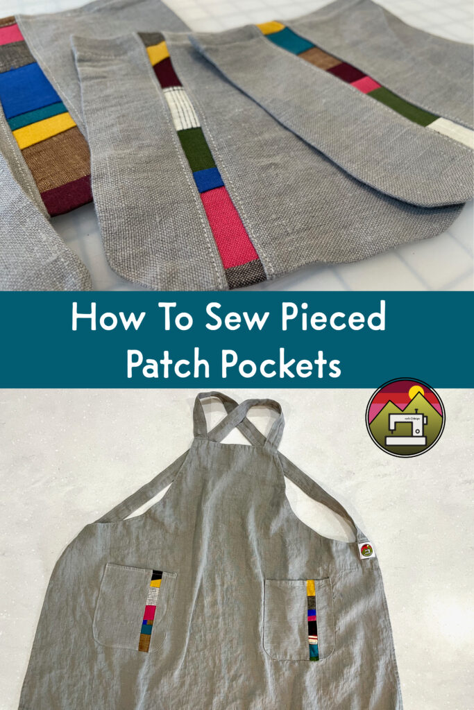 pieced patch pocket tutorial